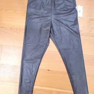 BNWT Faux Leather Leggings - 7 for all Mankind
